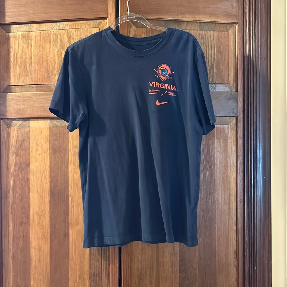 Men Nike university of Virginia Cavaliers uva performance tshirt tee large M